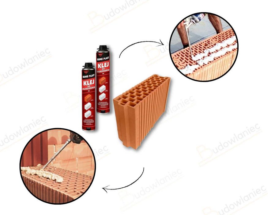 Cegła ceramiczna pustak 11,5 P+W Leier kl.15 pianka +HDS Katowice