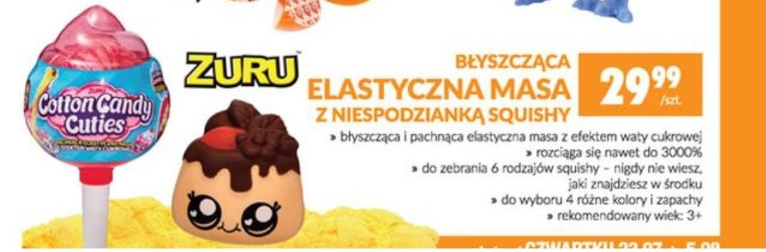 Corron candy cuties elastyczna masa zuru z niespodzianka + syrenka