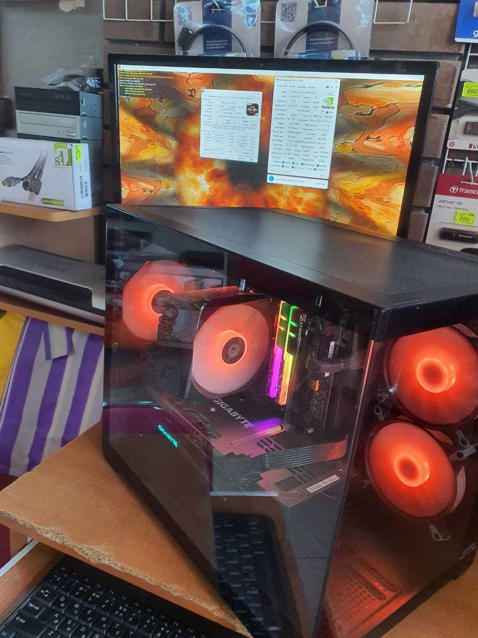 Компьютер Ryzen 7 5700X 16 DDR4 1 Tb SSD 4.0 RTX3070Ti 8Gb 650Вт Bronz