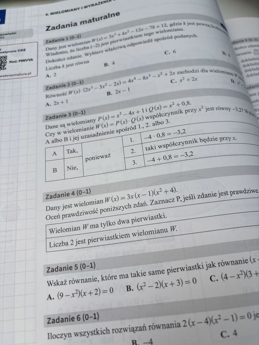 Vademecum Matematyka Poziom Podstawowy