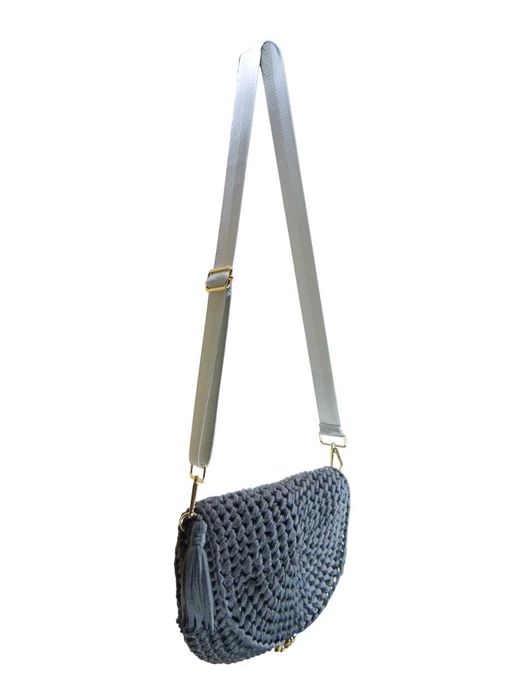Torebka ze sznurka wykonana ręcznie na szydełku TS022 handmade
