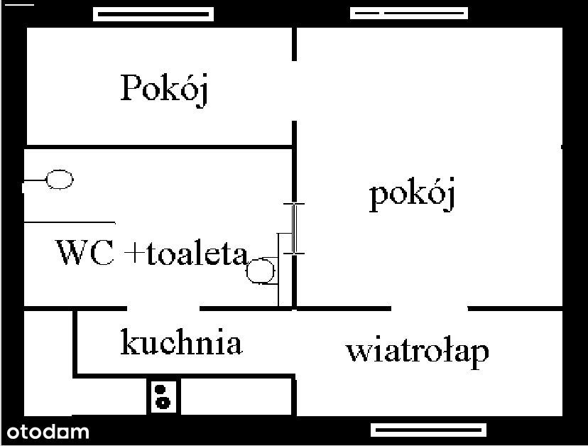 Mieszkanie 2 pokoje 28m