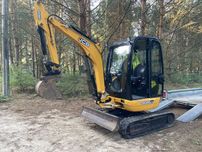 Usługi minikoparka wozidło 5T 4x4 roboty ziemne wiertnica  przyłacza