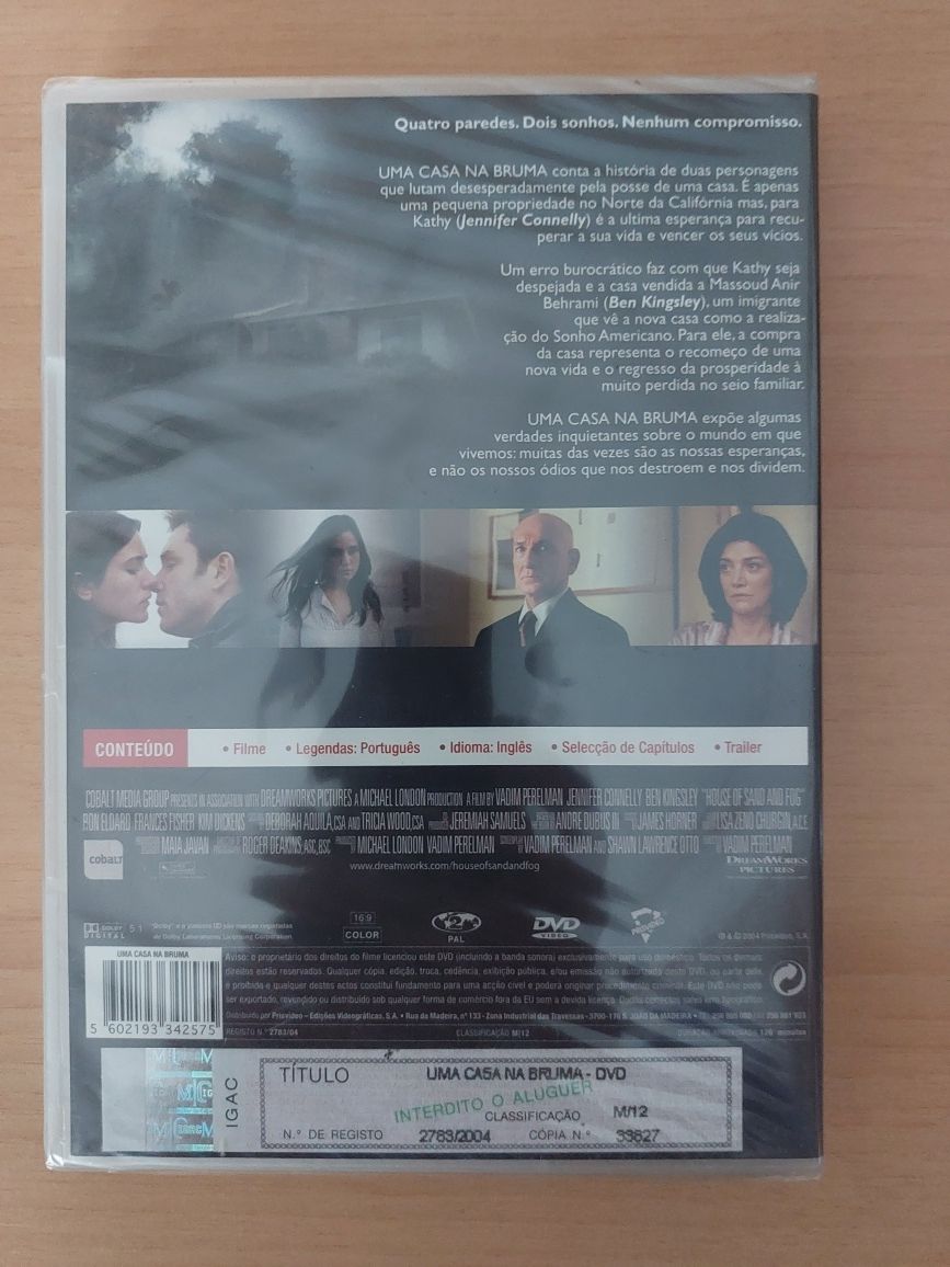 DVD NOVO / Original / SELADO - Uma Casa na Bruma