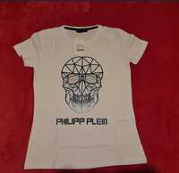 Koszulka damska t-shirt Philipp Plein biała koszulki damskie