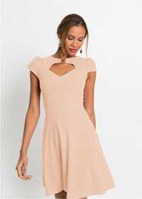 B.P.C sukienka różowo-beżowa 44/46.