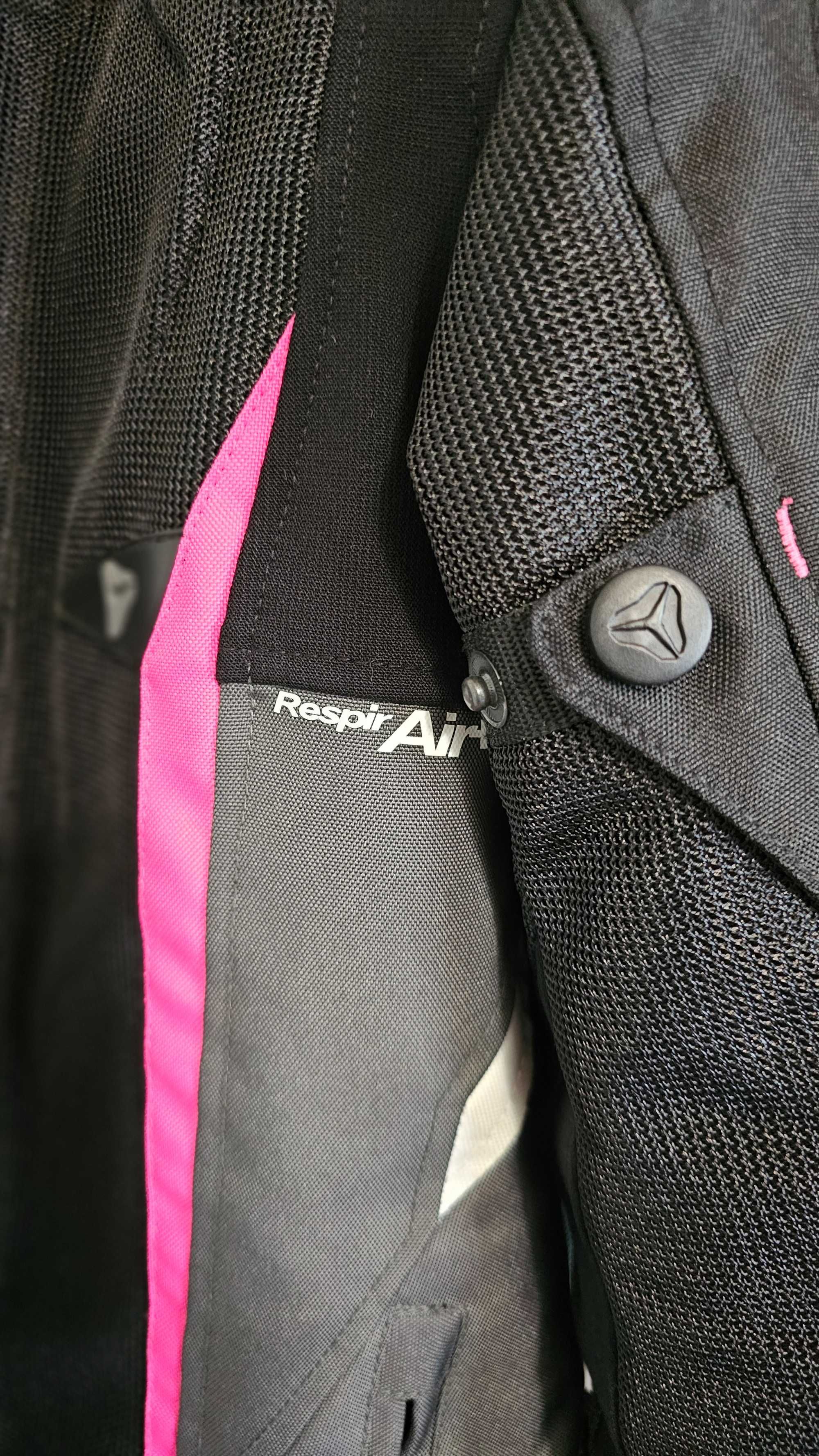 Kurtka tekstylna na motor SECA airflow II fuchsia