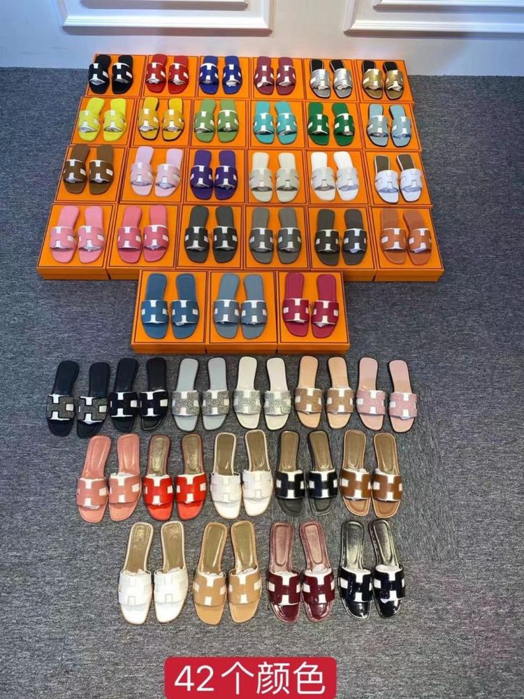 Hermes Sandals Varias cores