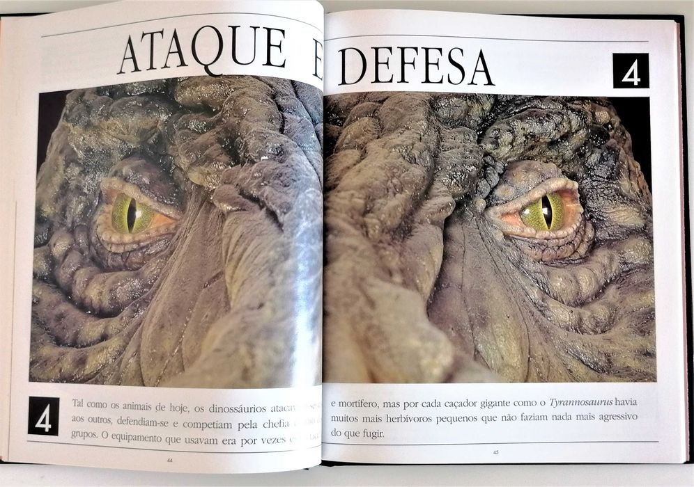 Livro LaRousse David AttenBorough Aldeias Históricas Dinossáurios