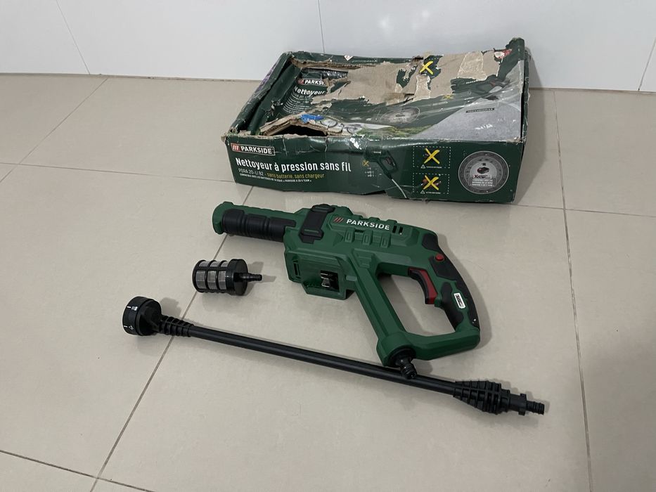 Maquina pressao parkside a bateria