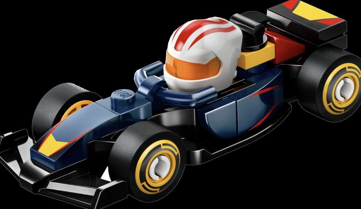 71049 - lego minifigures - bolid formuła f1 red bull racing rb20;