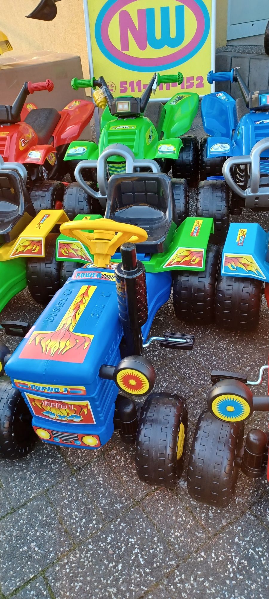 Traktor na pedały mały duży SKLEP NW