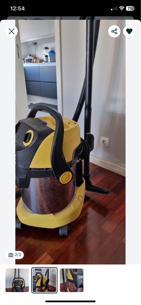 Aspirador KARCHER K5 potente com filtro