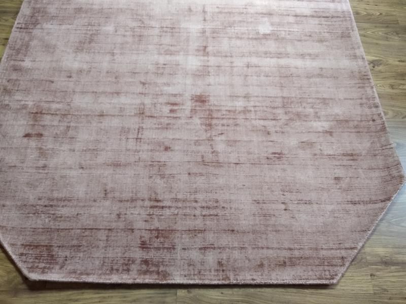 Śliczny dywan z wiskozy Jane Diamond 200x300 - kolor Terakota