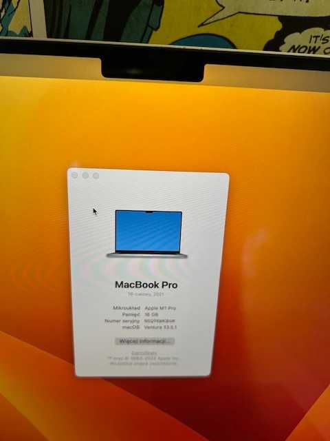Mocny MacBook Pro 16 A2485 M1 PRO Dysk 1TB 16gb  Szczecin Ufogames