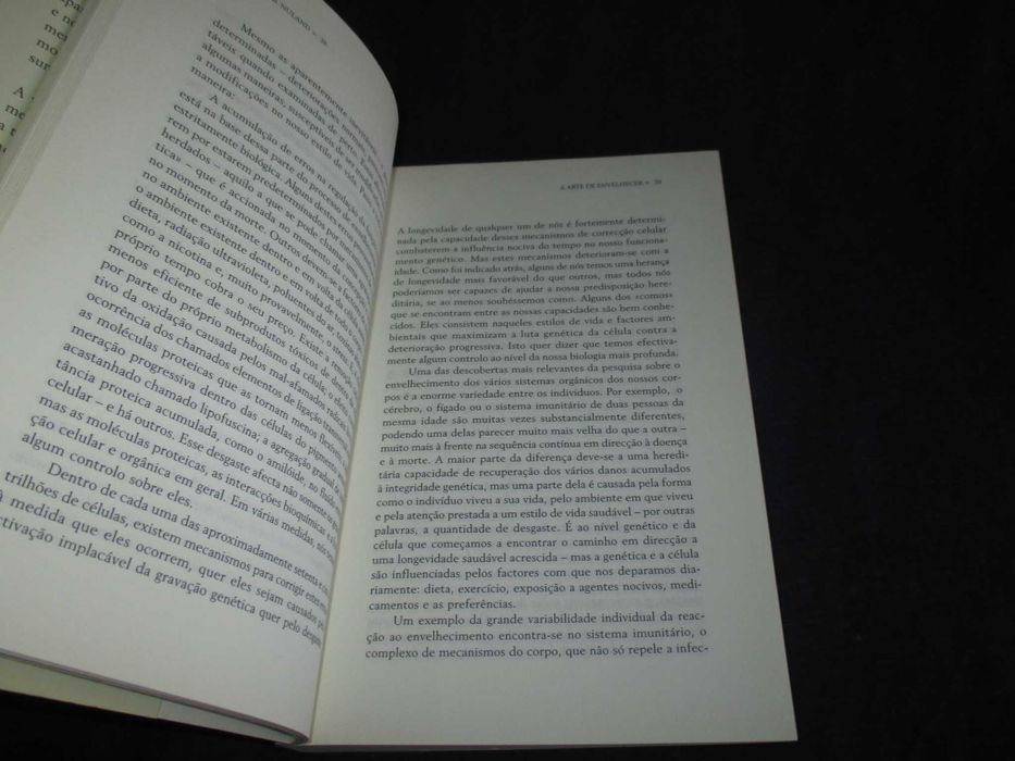 Livro A arte de envelhecer Sherwin B. Nuland