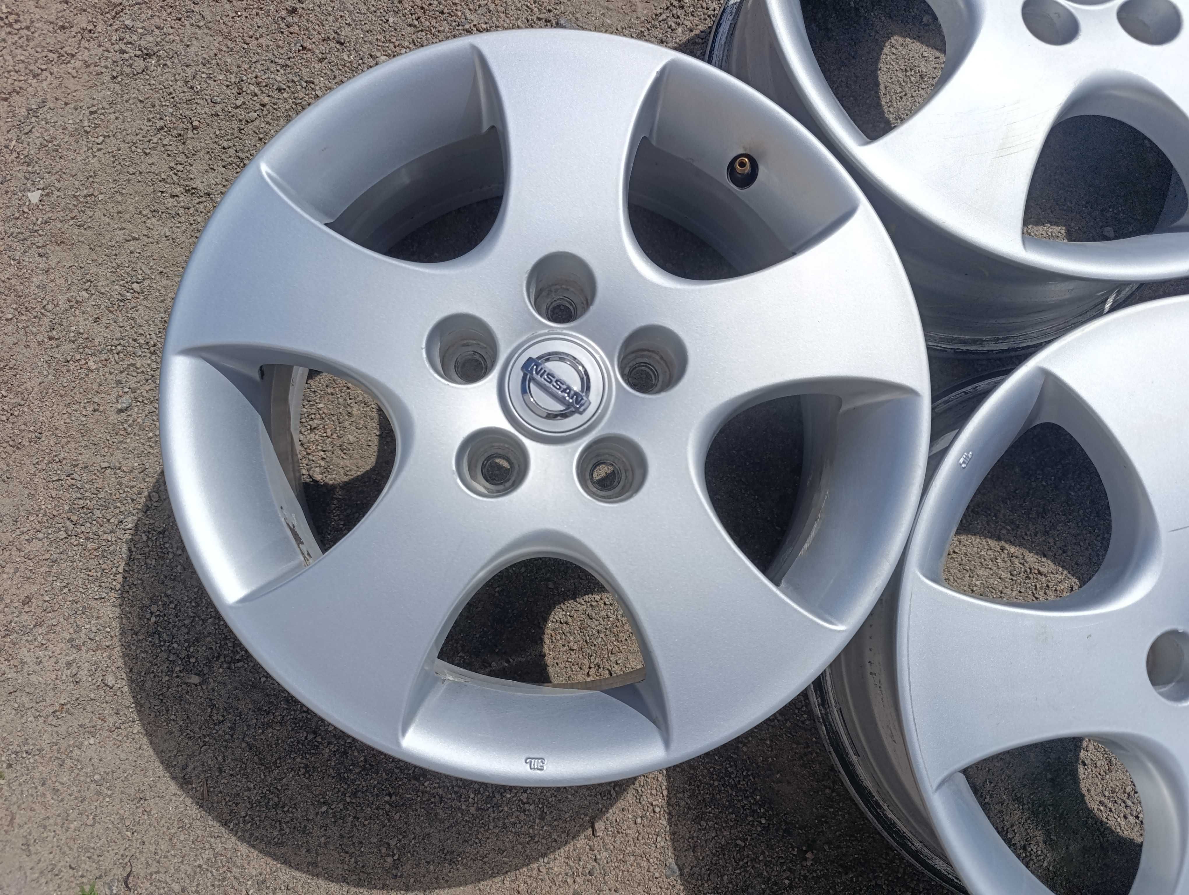 Диски литі r16 5*114.3 Nissan Leaf Juke Qashqai Tiida X-Trail Primera