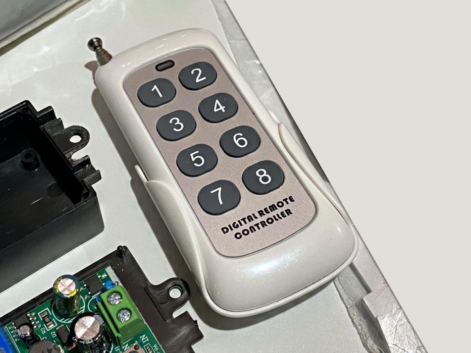 433МГц Бездротове реле та Пульт дистанційного керування (220В 10А)