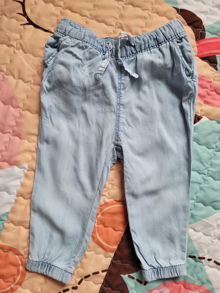 Spodnie jeansy r 74