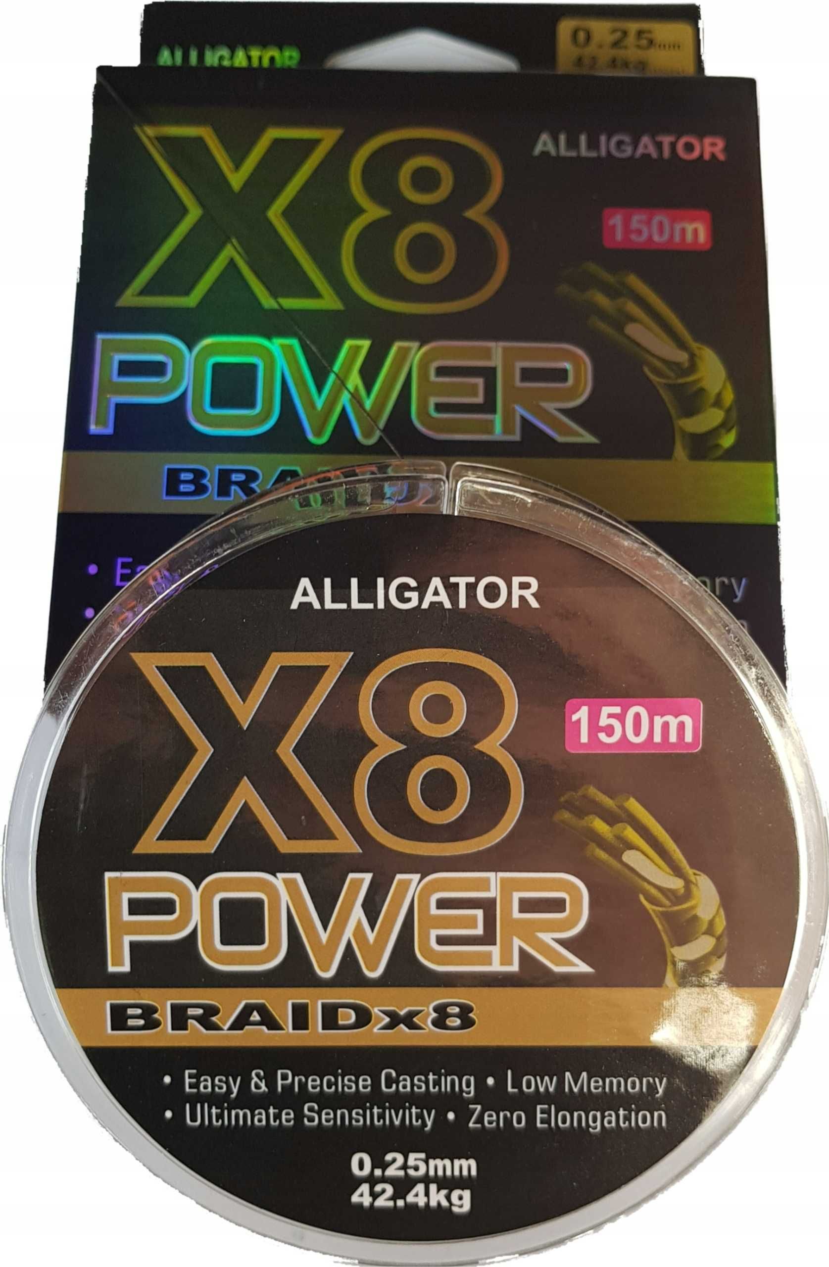 Plecionka ALLIGATOR POWER Braid 8X 06-40 mm 150m