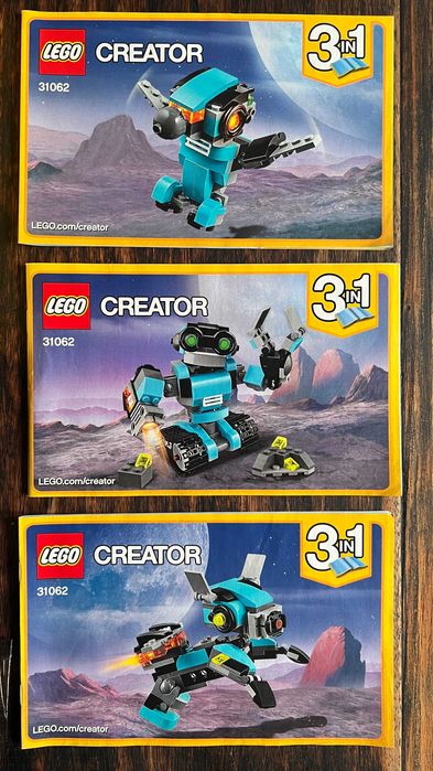LEGO CREATOR 3 em 1 : 31062 : Robot Explorador