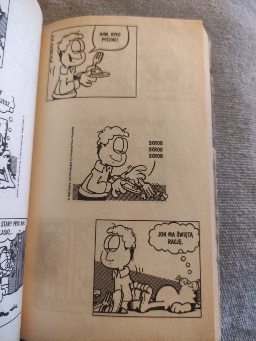 Komiks Garfield nie można mi się oprzeć