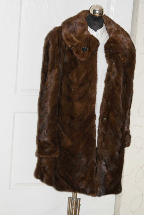 Futro z norek. Przepiękne Naturalne Stan idealny