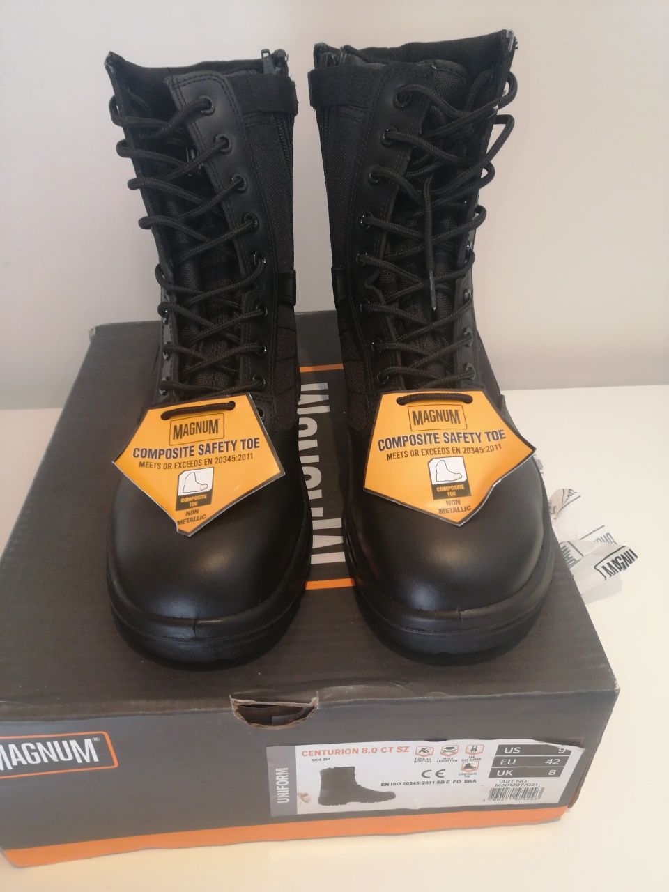 Botas Magnum Centurion 8.0 com Biqueira reforçada