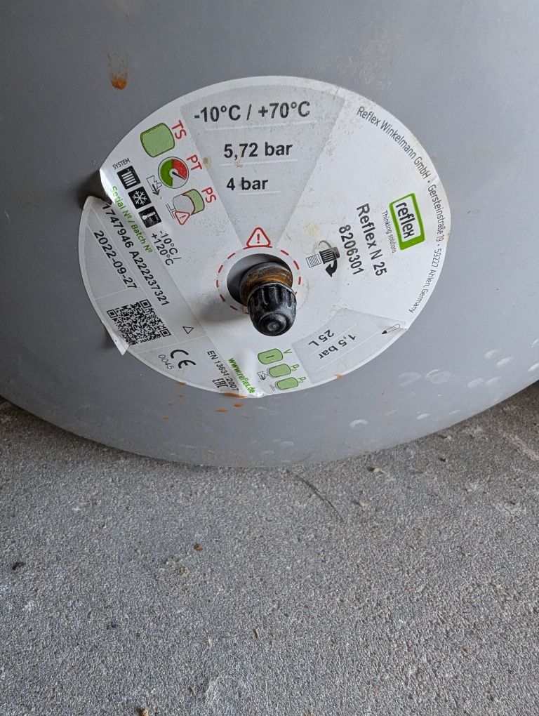 Naczynie przeponowe 25l i 18l