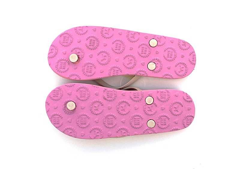 Klapki damskie japonki VICTORIA SECRET Love Pink Wrzosowe  r. M  37-38