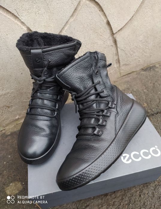 Ecco 37 чоботи жіночі зимові черевики сапоги ботинки взуття ессо