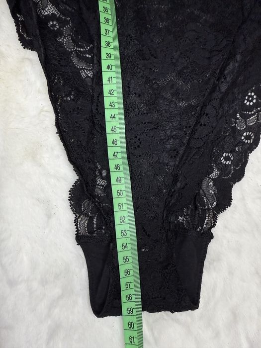 Czarne Koronkowe body sexy czarne body