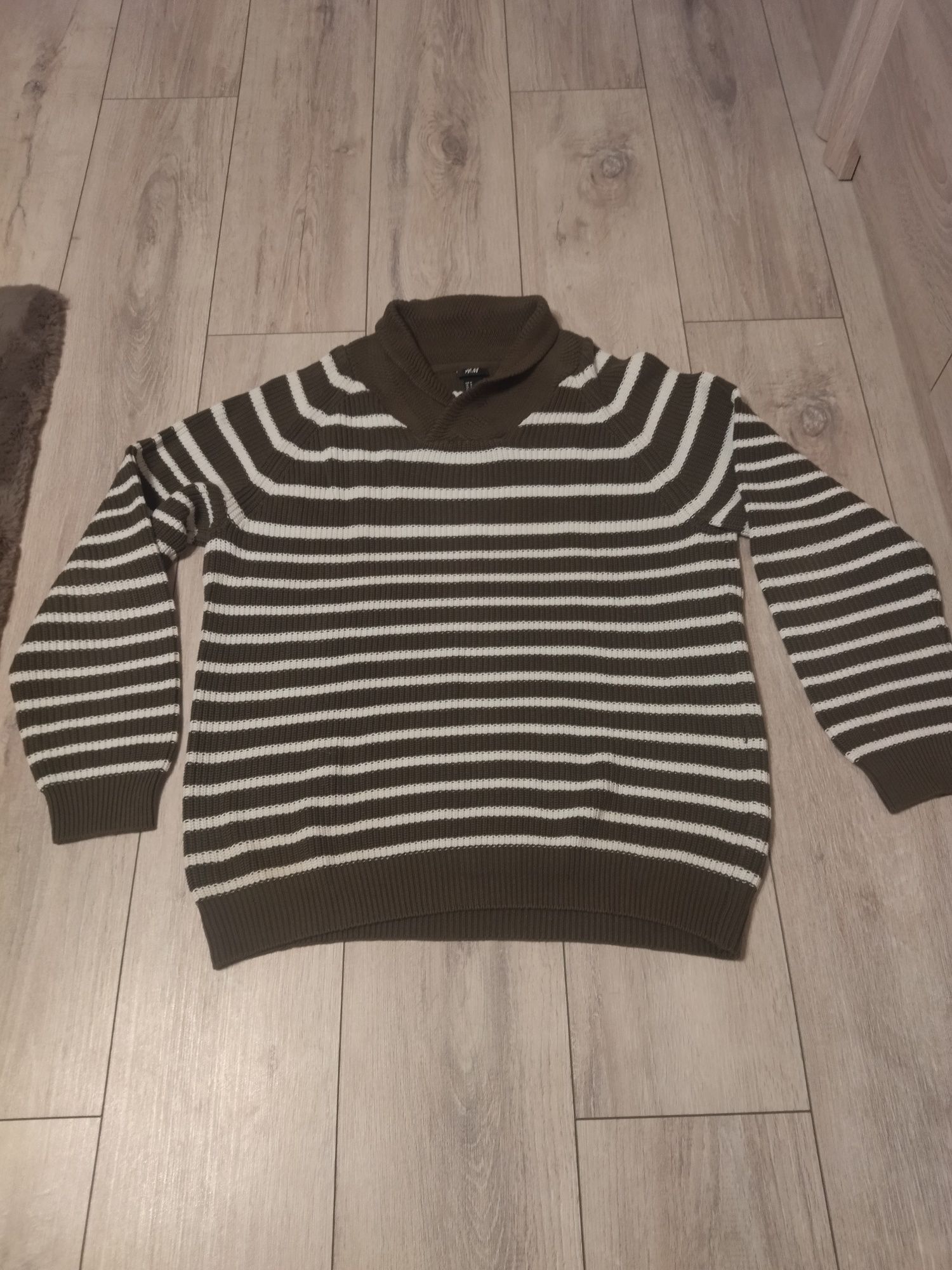 Okazja ciepły męski sweter r.M/L H&M