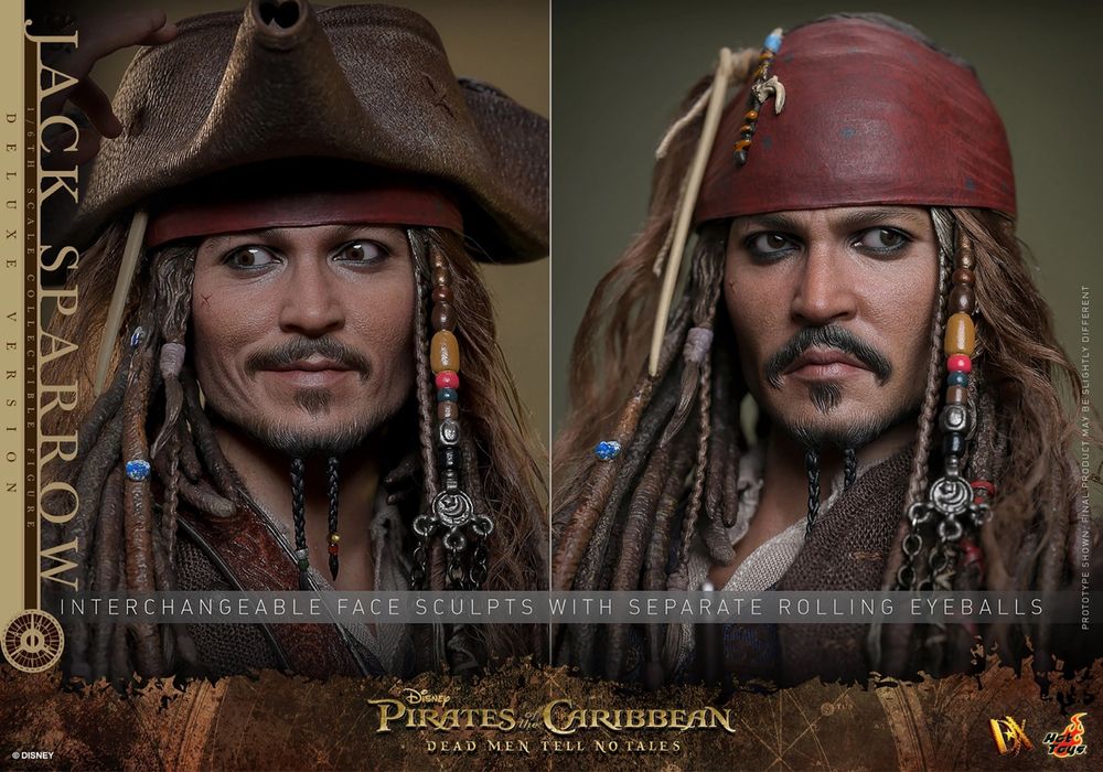 Hot toys DX 38 Jack Sparrow (Deluxe Version)