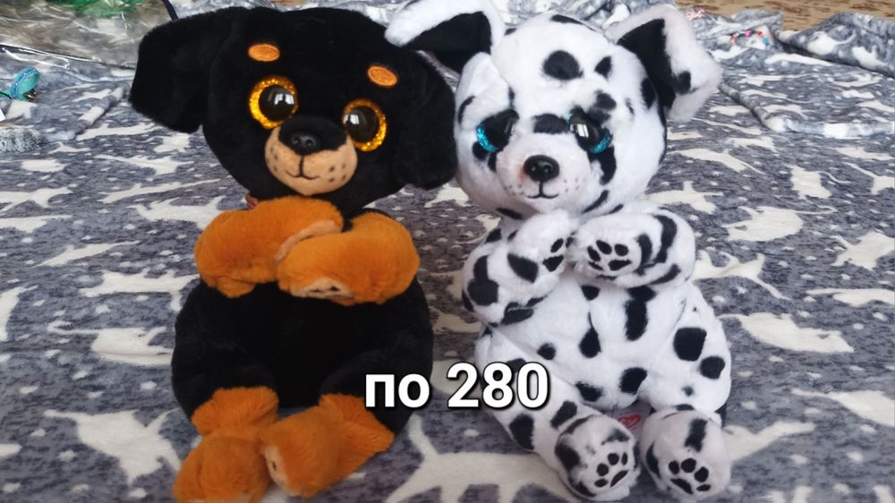 Колекційні м'які іграшки ty, beanie boo. Іграшки глазастики