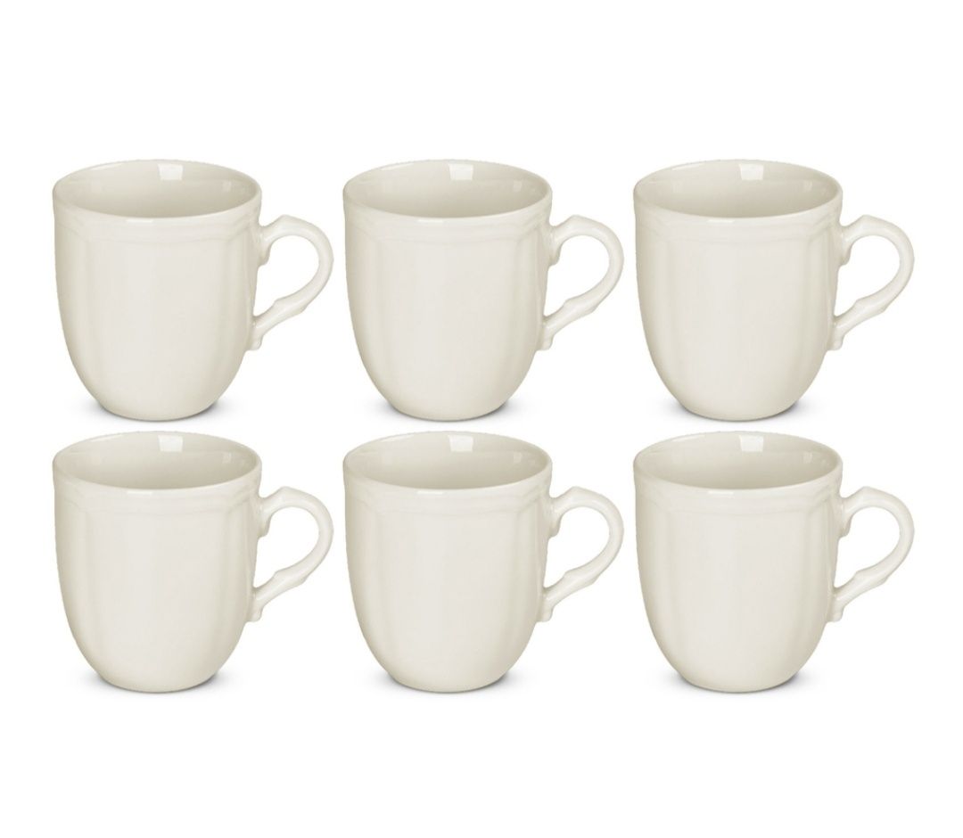 Nowe kubki porcelanowe -  6 sztuk