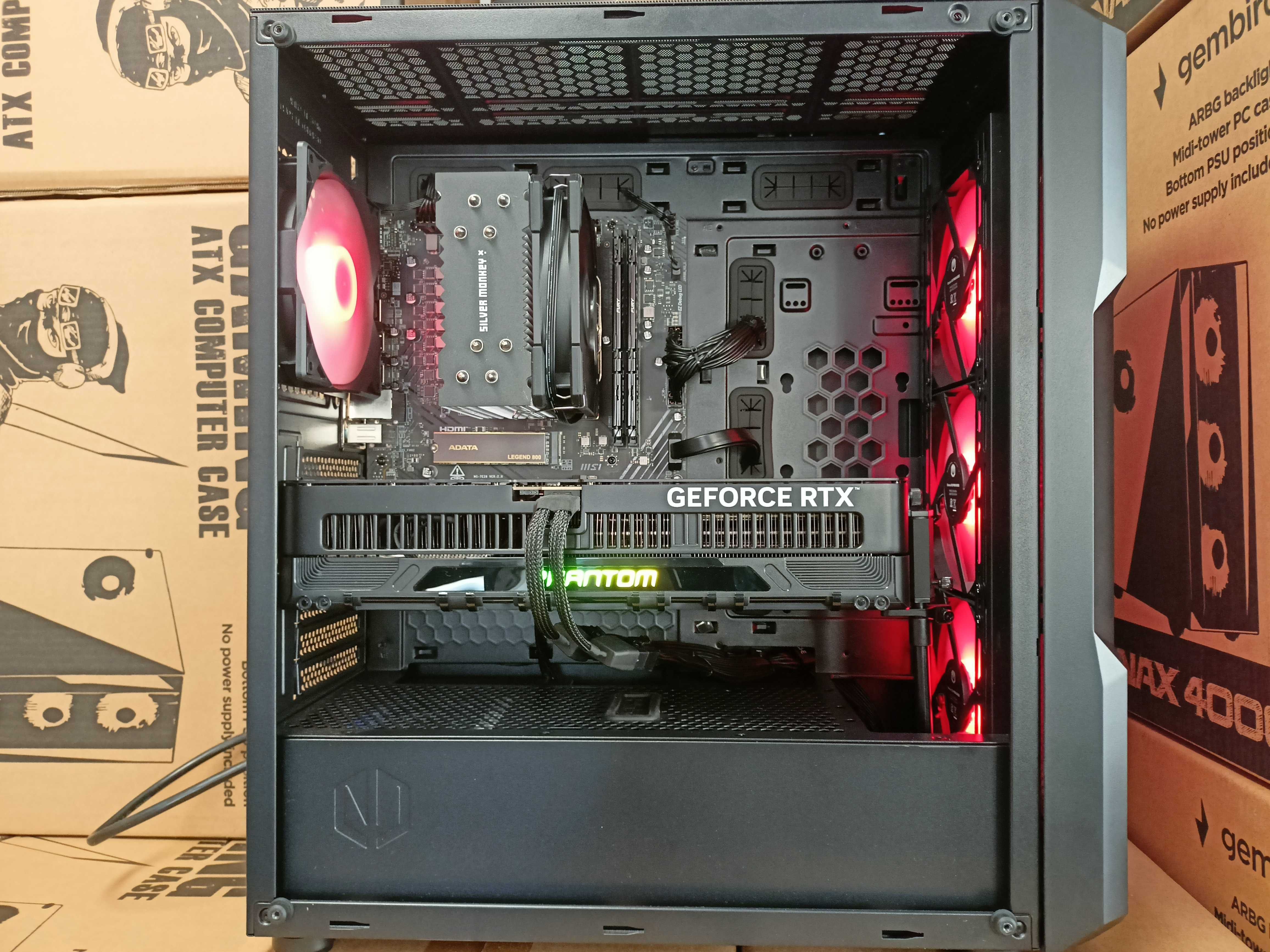 Nowy Komputer Gamingowy Kraków Ryzen 7-5700x 64GB 2000SSD RTX 5070Ti