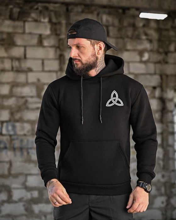 Чоловіче тактичне худі THOR + Ворони  Тепле на флісі  M–3XL