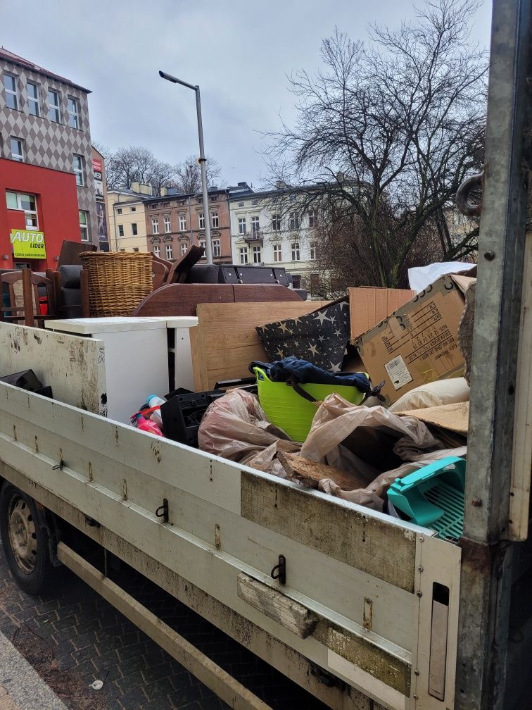 Opróżnianie,likwidacja domów, garaży wywoz,transport,sprzatanie