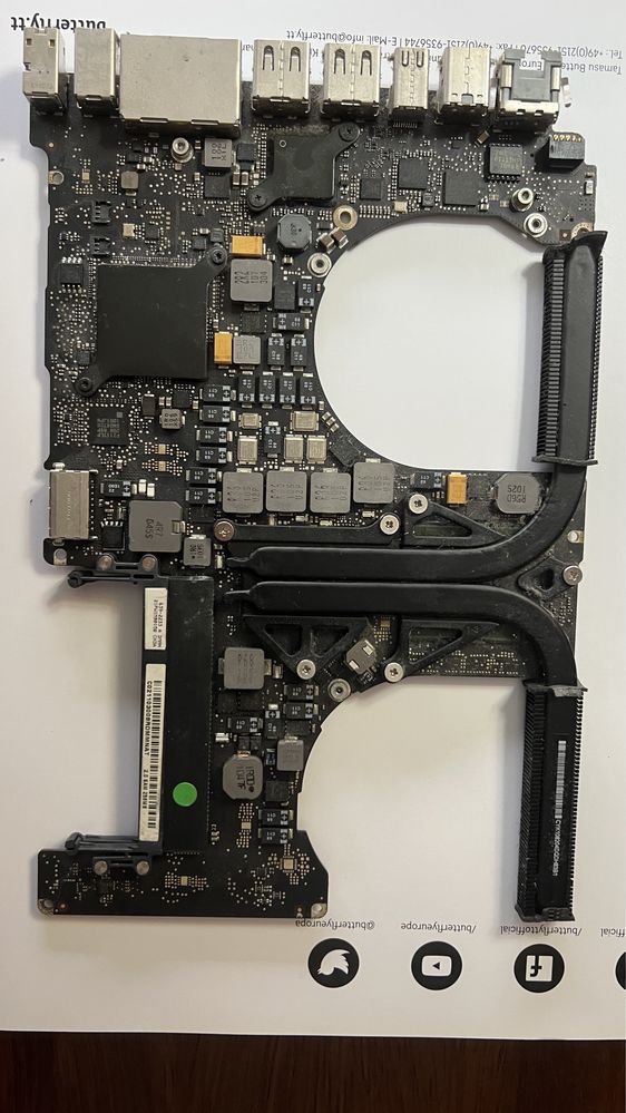 MotherBoard Macbook Pro 15” 2011 2.0 i7