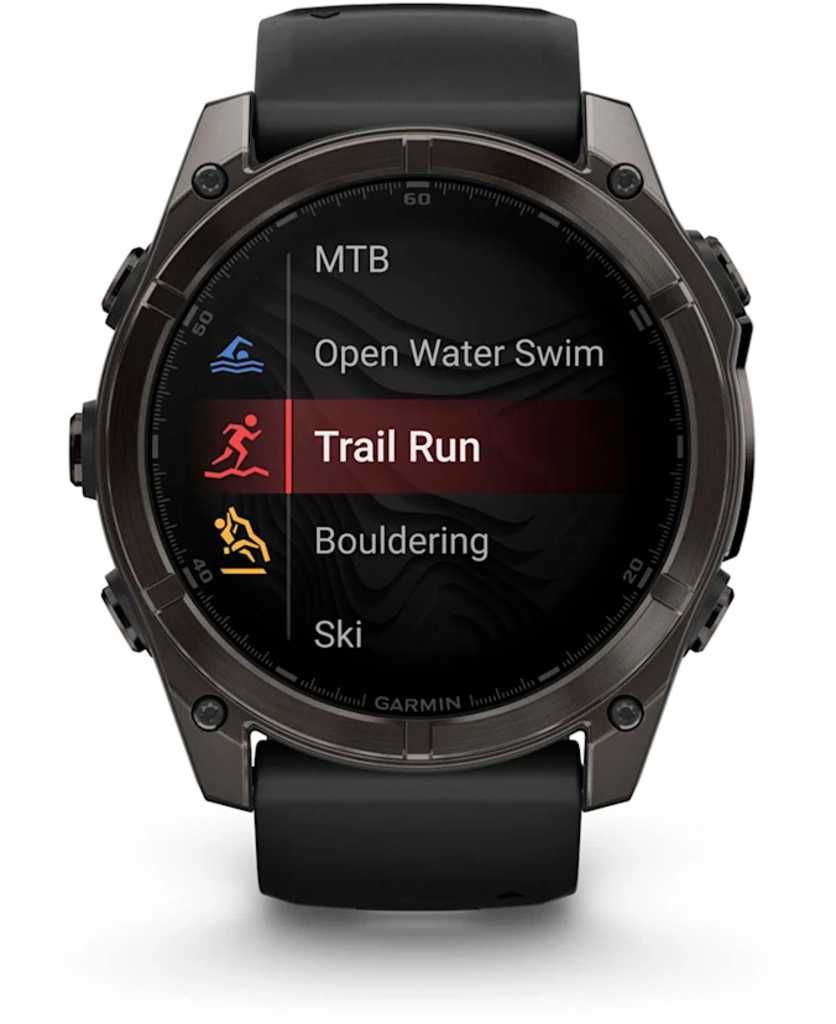 Garmin Fenix 8 47mm AMOLED Sapphire Carbon Gray DLC Titanium