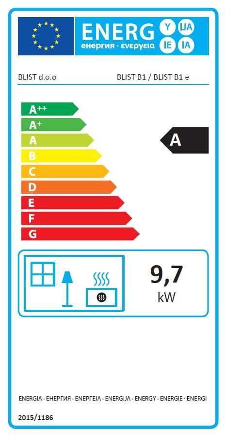 Piec kominek wolnostojący stalowy koza BLIST B1e 9 KW - Wysyłka