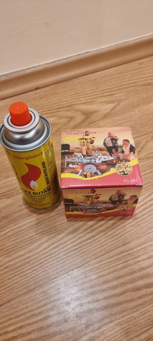 Kuchenka turystyczna gazowa mini biwakowa biwak camping palnik