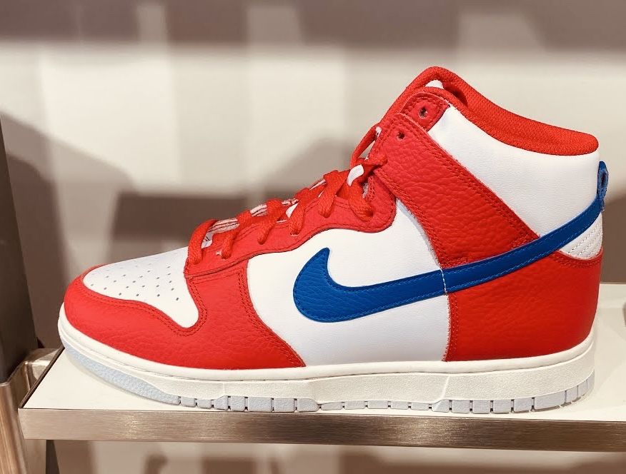 Оригинал!Женские Кроссовки Nike Dunk High 4Th Of July (DX2661-100)