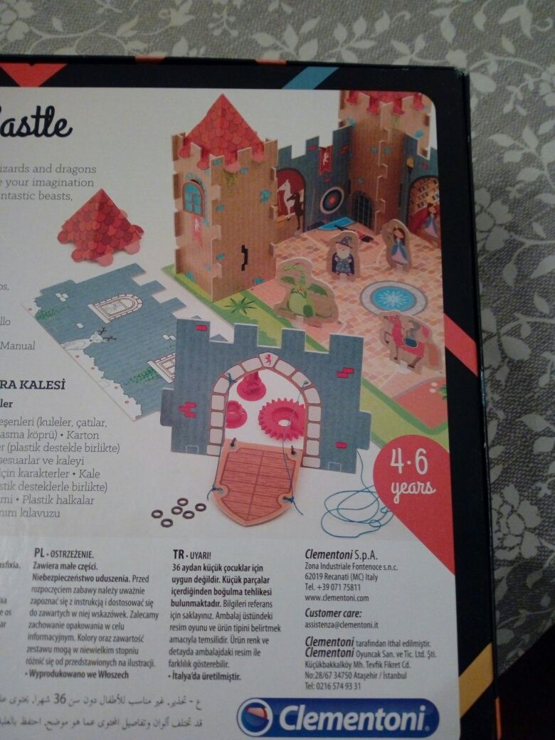 Zamek przygód Adventure castle Clementoni jak NOWE