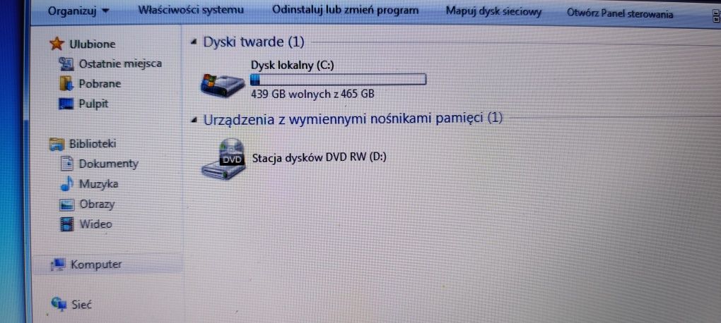 Laptop E6400 Windows 7 + ładowarka
