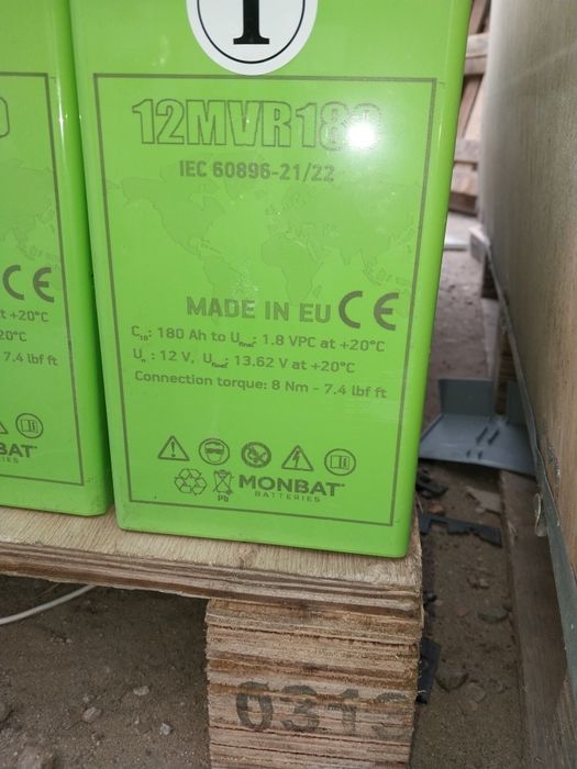 Продам новый 180 аакумулятор monbat а/ч 22 года емкость 100 %