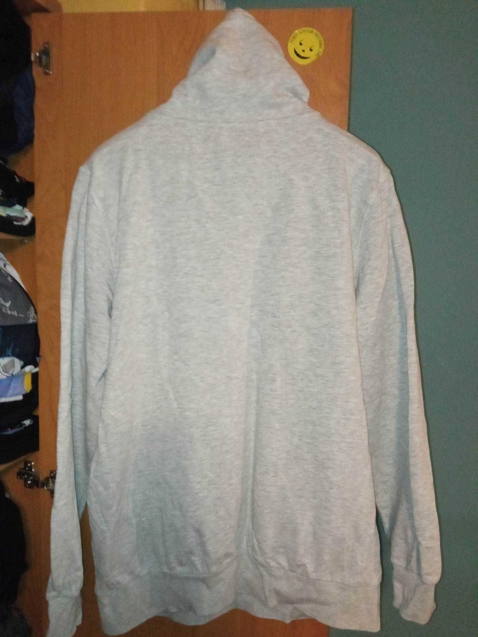 Męska biała bluza