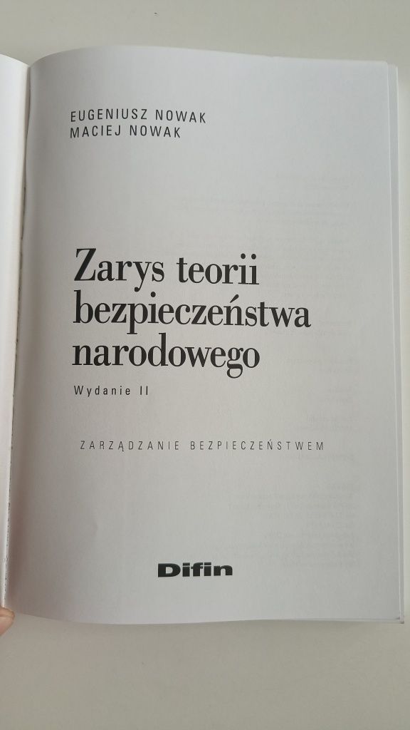 Zarys teorii bezpieczeństwa narodowego. Wydanie II
