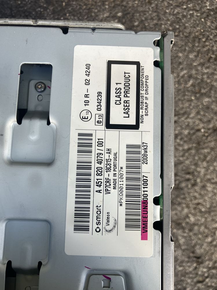 Radio de Smart 451